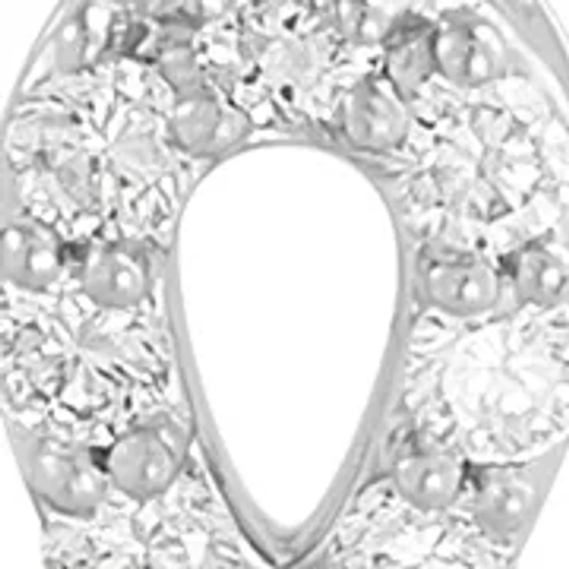  1/10 ct. t.w. Lab Grown Diamond Cross Wings Pendant with 18" Cable Chain in Sterling Silver