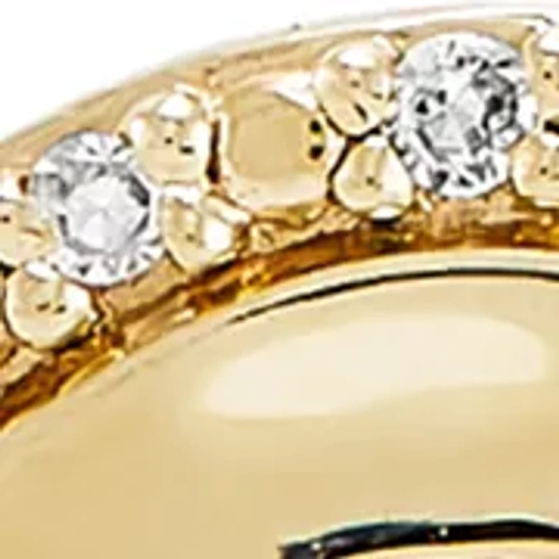 1/20 ct. t.w. Diamond Evil Eye Necklace in 14K Yellow Gold