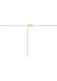 1/10 ct. t.w. Diamond Mom Necklace in 14K Yellow Gold