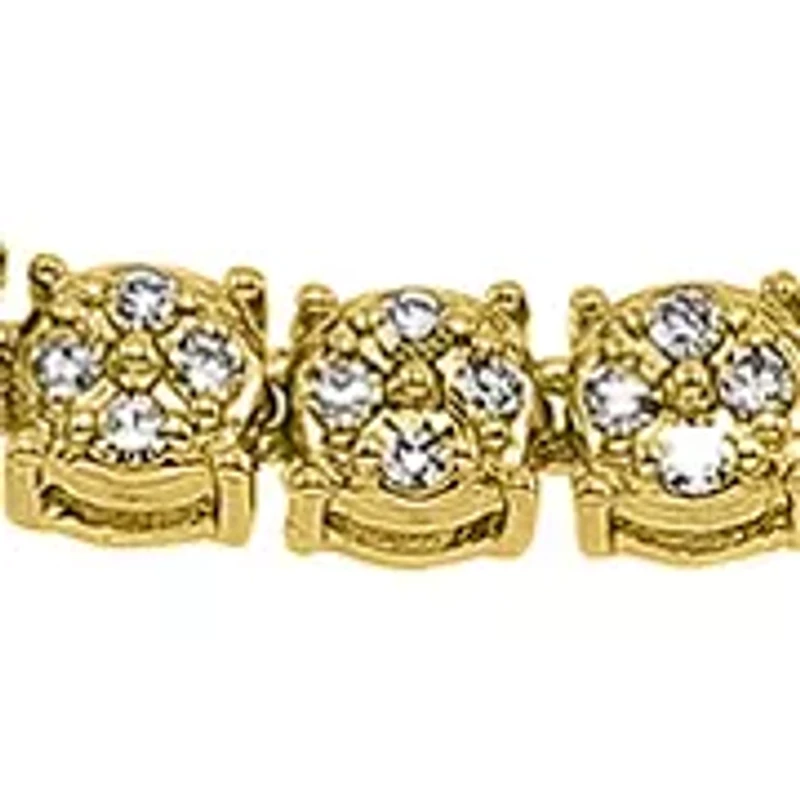 1/3 ct. t.w. Diamond Necklace in Gold Over Sterling Silver