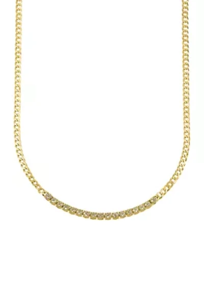 1/3 ct. t.w. Diamond Necklace in Gold Over Sterling Silver
