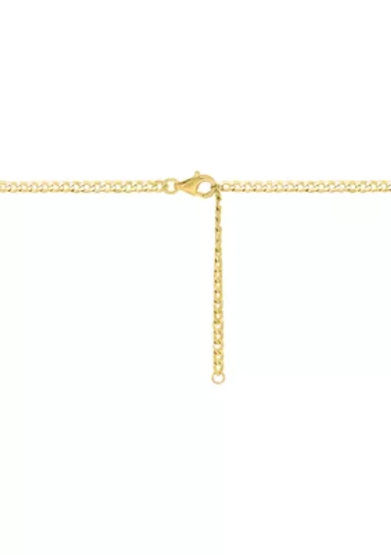 1/3 ct. t.w. Diamond Necklace in Gold Over Sterling Silver