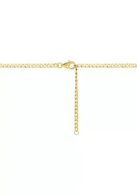 1/3 ct. t.w. Diamond Necklace in Gold Over Sterling Silver
