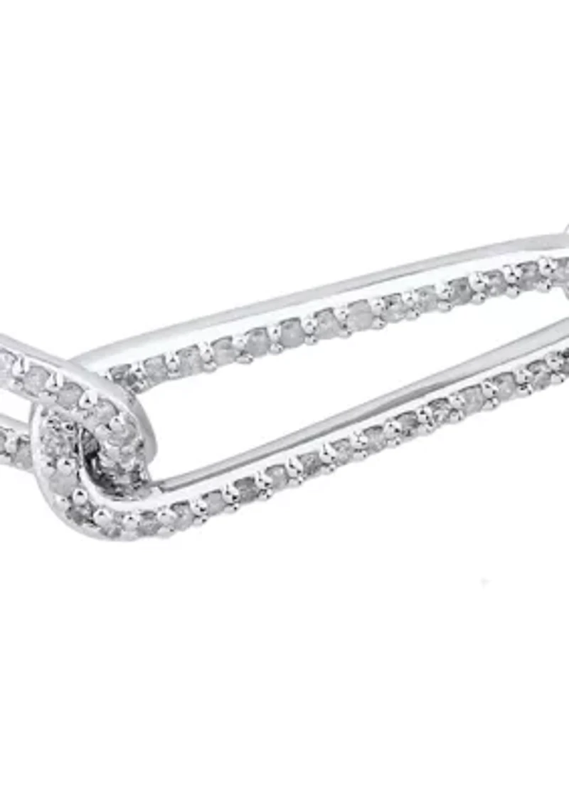 1/4 ct. t.w. Diamond Necklace in Sterling Silver 