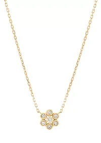 1/10 ct. t.w. Diamond Pendant Necklace in 10K Yellow Gold