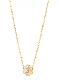 1/10 ct. t.w. Diamond Pendant Necklace in 10K Yellow Gold