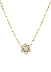 1/10 ct. t.w. Diamond Necklace in 10K Yellow Gold