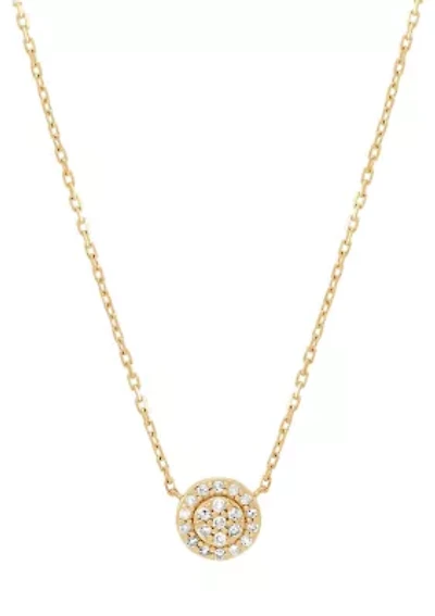 1/10 ct. t.w. Diamond Pendant Necklace in 14K Yellow Gold