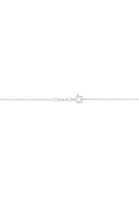 1/10 ct. t.w. Diamond Initial Necklace in Sterling Silver with 18" Cable Chain