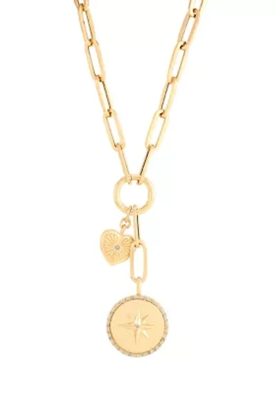 1/10 ct. t.w. Diamond Necklace in 14K Yellow Gold