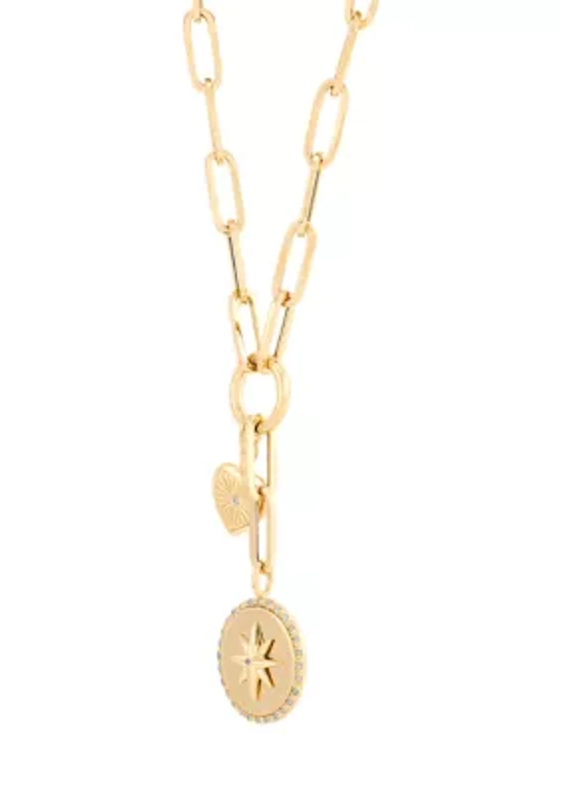 1/10 ct. t.w. Diamond Necklace in 14K Yellow Gold