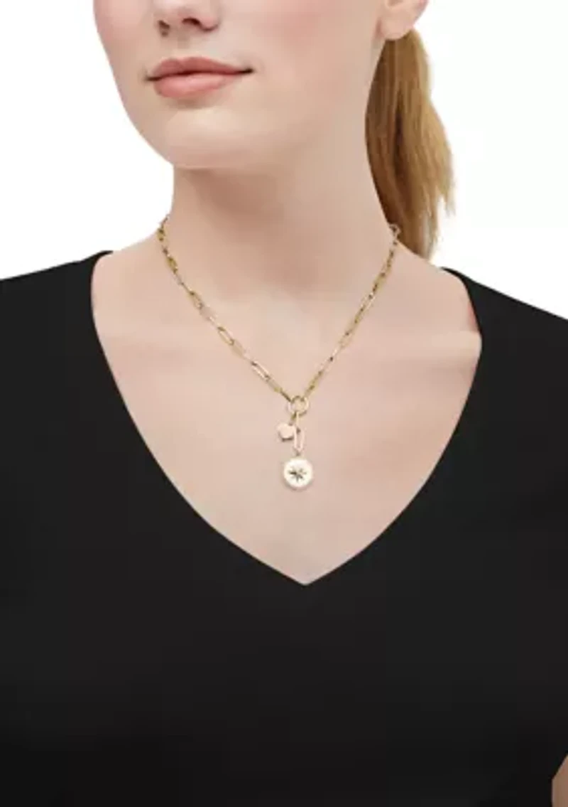 1/10 ct. t.w. Diamond Necklace in 14K Yellow Gold