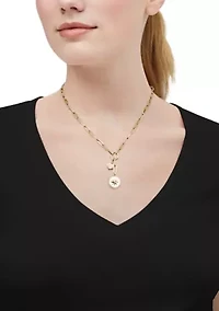 1/10 ct. t.w. Diamond Necklace in 14K Yellow Gold
