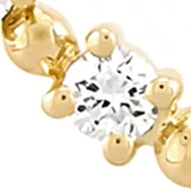 Lab Grown 1/3 ct. t.w. Diamond Necklace in 10K Yellow Gold