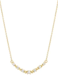 Lab Grown 1/3 ct. t.w. Diamond Necklace in 10K Yellow Gold