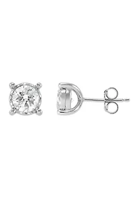 1 ct. t.w. Diamond Stud Earrings in Sterling Silver 