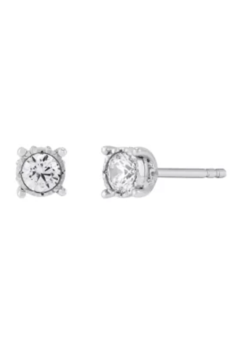 1/2 ct. t.w. Lab Grown Diamond Earrings in Sterling Silver