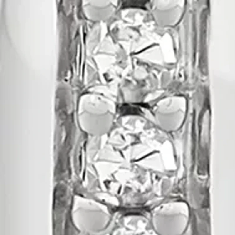 1/4 ct. t.w. Diamond Hoop Earrings in Sterling Silver 