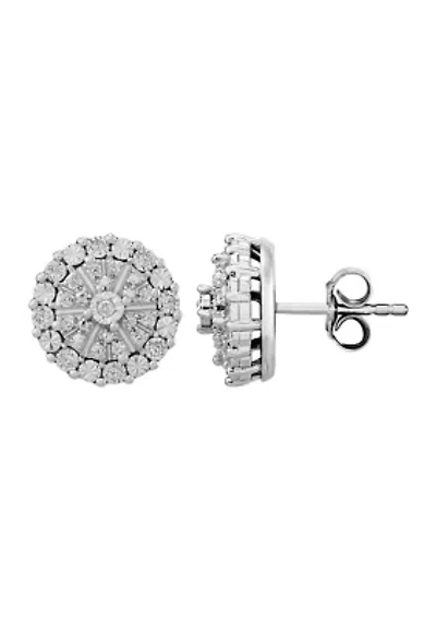 1/4 ct. t.w. Diamond Stud Earrings in Sterling Silver