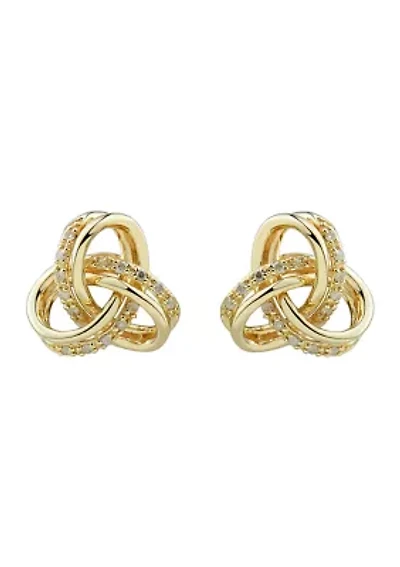 1/10 ct. t.w. Diamond Earrings in 10K Yellow Gold 