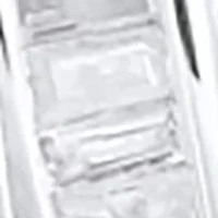  1 ct. t.w. Diamond  Hoop in Sterling Silver