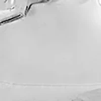 1/10 ct. t.w. Diamond Hoop Earrings in Sterling Silver and 3K White Gold