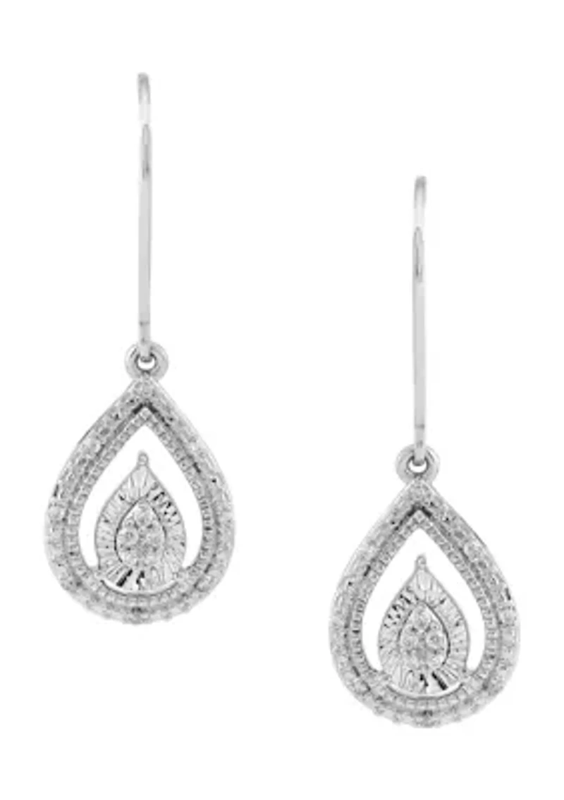 1/10 ct. t.w. Diamond Earrings in Sterling Silver