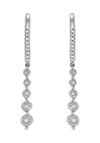 1/10 ct. t.w. Diamond Earrings in Sterling Silver