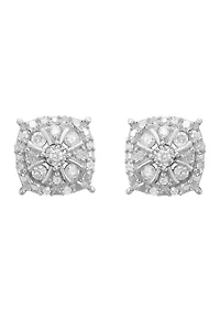 1/4 ct. t.w. Diamond Earrings in Sterling Silver  