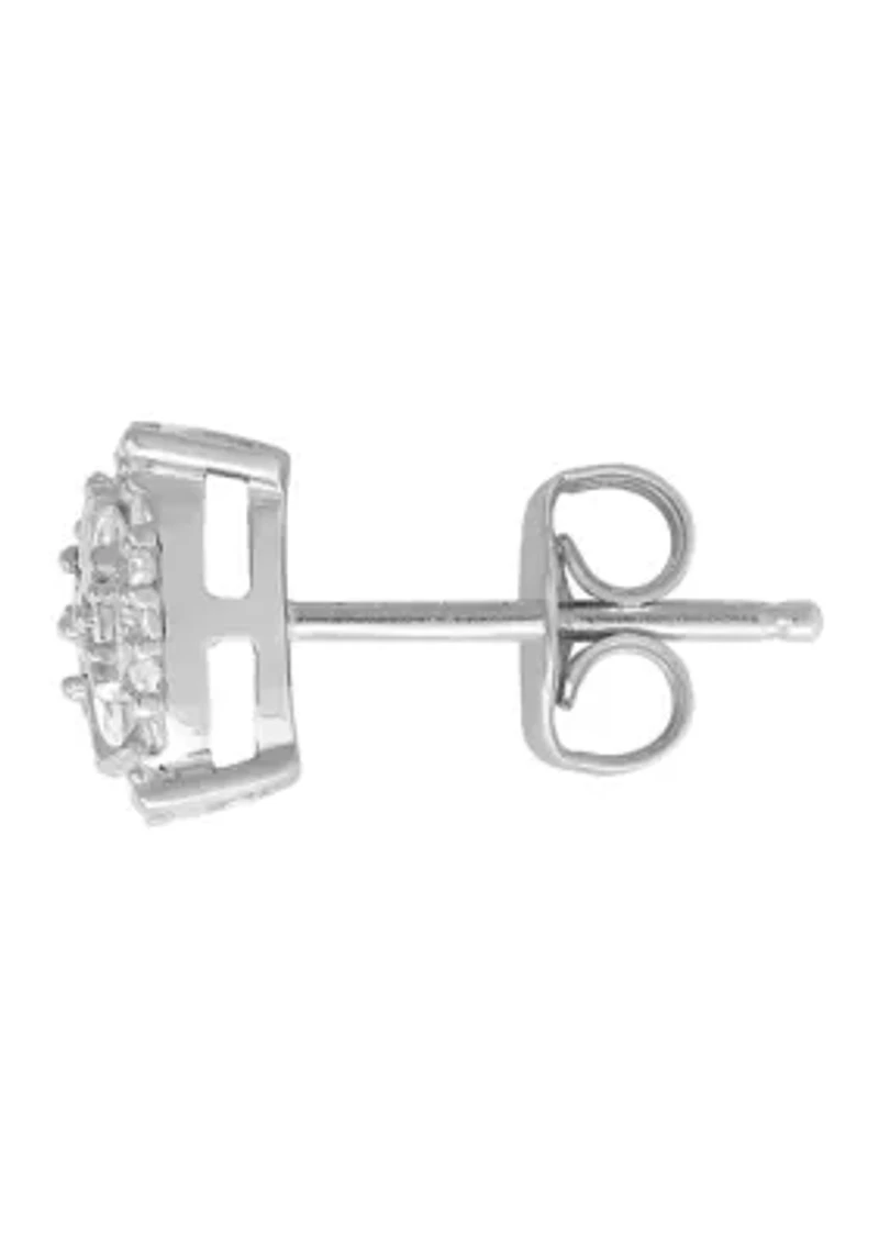 1/4 ct. t.w. Diamond Earrings in Sterling Silver