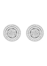 1/10 ct. t.w. Diamond Stud Earrings in Sterling Silver