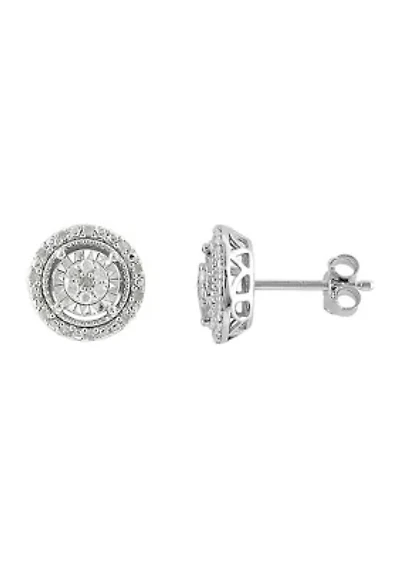  1/4 ct. t.w. Diamond Round Stud Earrings