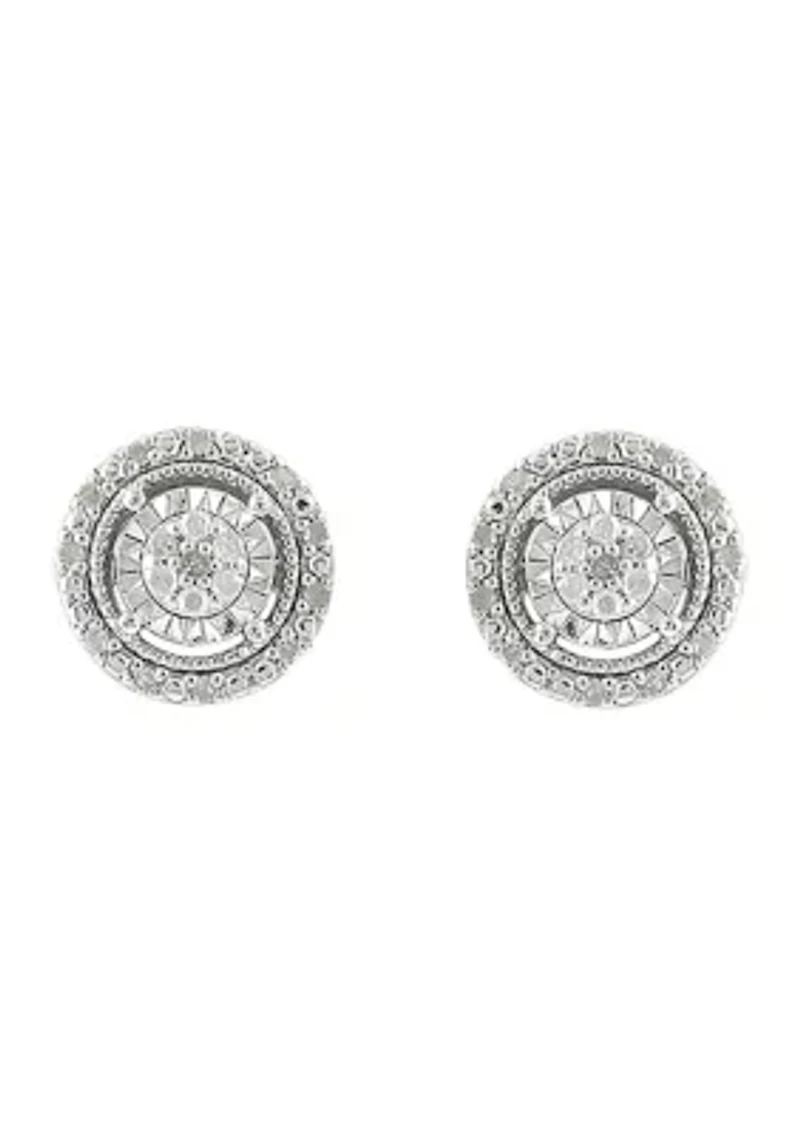  1/4 ct. t.w. Diamond Round Stud Earrings