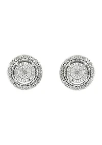  1/4 ct. t.w. Diamond Round Stud Earrings