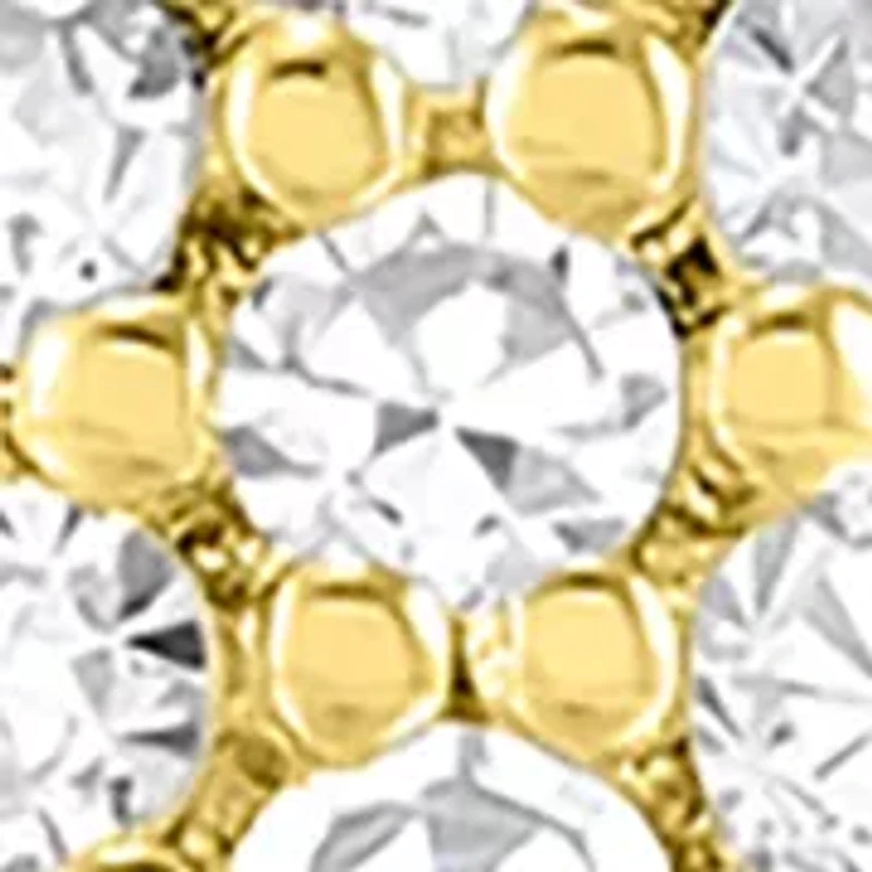 1 ct. t.w. Lab Grown Diamond Hoop Earrings in Sterling Silver