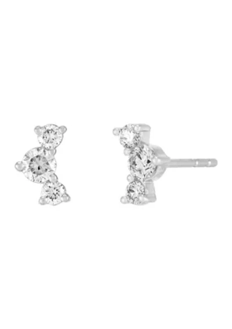 1/3 ct. t.w. Lab Grown Diamond Stud Earrings in 10K White Gold
