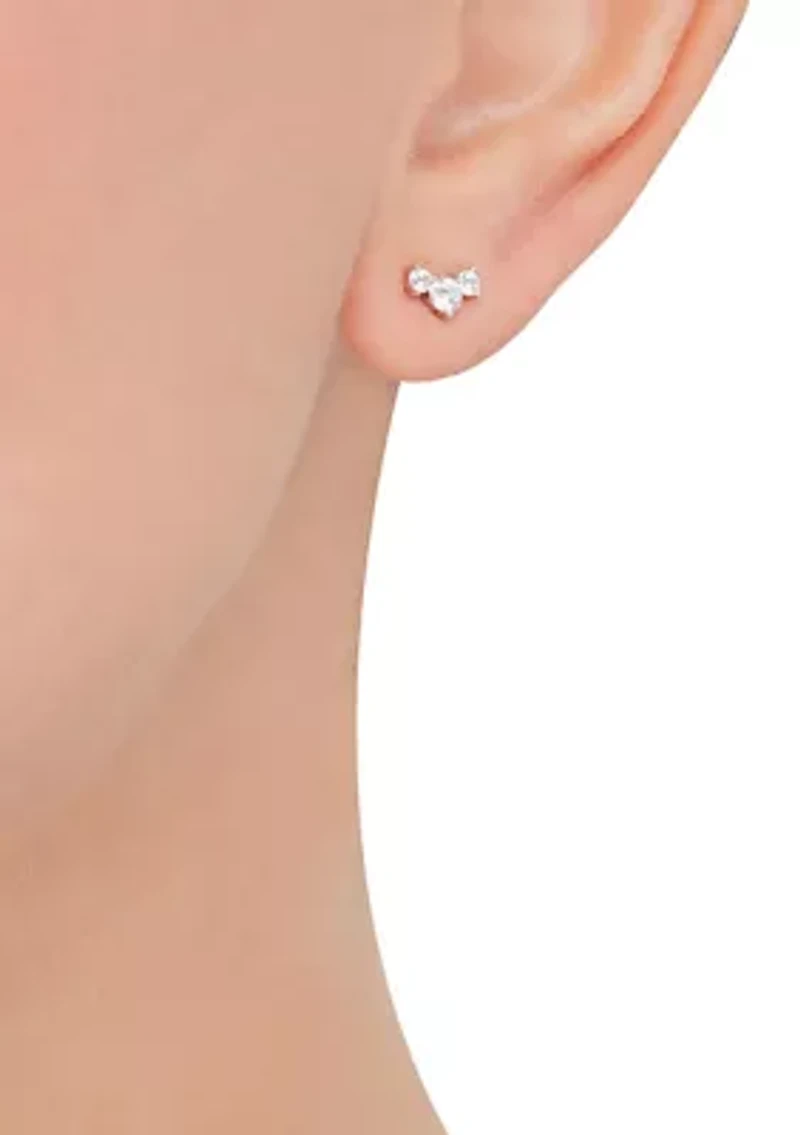 1/3 ct. t.w. Lab Grown Diamond Stud Earrings in 10K White Gold
