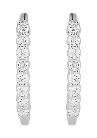  1/4 ct. t.w. Lab Grown Diamond Earrings in Sterling Silver