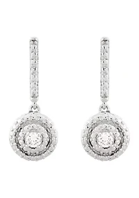 10 ct. t.w. Lab Grown Diamond Earrings in Sterling Silver