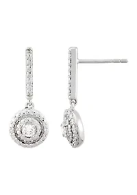 10 ct. t.w. Lab Grown Diamond Earrings in Sterling Silver