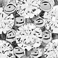 1/2 ct. t.w. Diamond Hoop Earrings in Sterling Silver