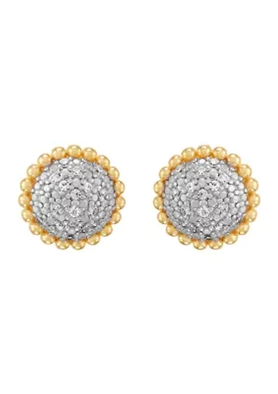1/5 ct. t.w. Lab Grown Diamond Stud Earrings in Sterling Silver