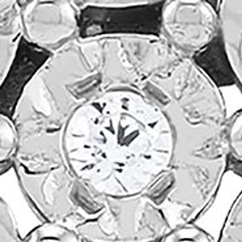 1/10 ct. t.w. Lab Grown Diamond Stud Earrings in Sterling Silver 