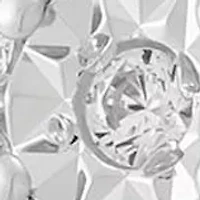 1/4 ct. t.w. Lab Grown Diamond Hoop Earrings in Sterling Silver