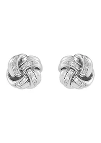 1/10 ct. t.w. Lab Grown Diamond Stud Earrings in Sterling Silver
