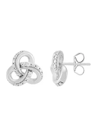 1/10 ct. t.w. Lab Grown Diamond Stud Earrings in Sterling Silver