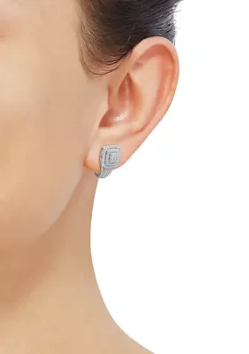 1 ct. t.w. Lab Grown Diamond Stud Earrings in Sterling Silver