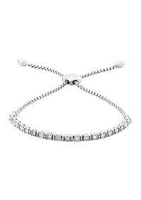 1/4 ct. t.w. Diamond Bracelet in Sterling Silver