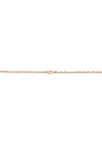 1/20 ct. t.w. Diamond Station Bracelet in 14K Yellow Gold