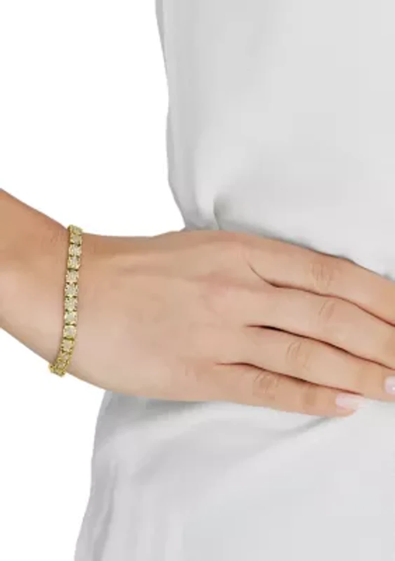 1 ct. t.w. Diamond Tennis Bracelet in Gold Over Sterling Silver